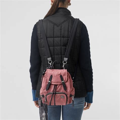 Burberry Small Crossbody Rucksack in Nylon